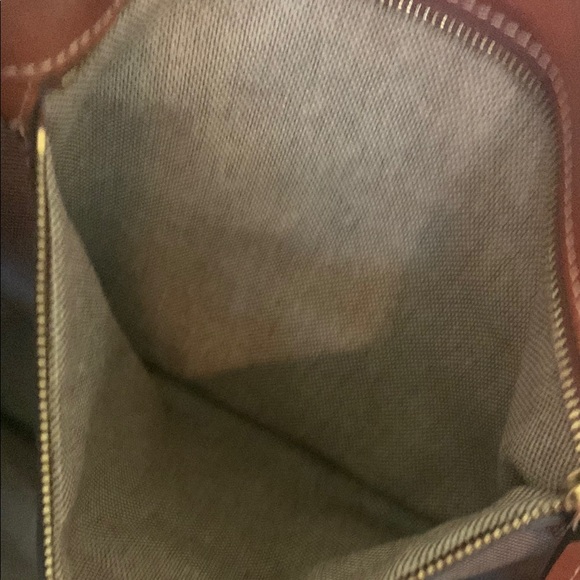 Dooney & Bourke Cognac Charleston Shopper Tote Zebra Leather Tote Bag - Picture 9 of 16